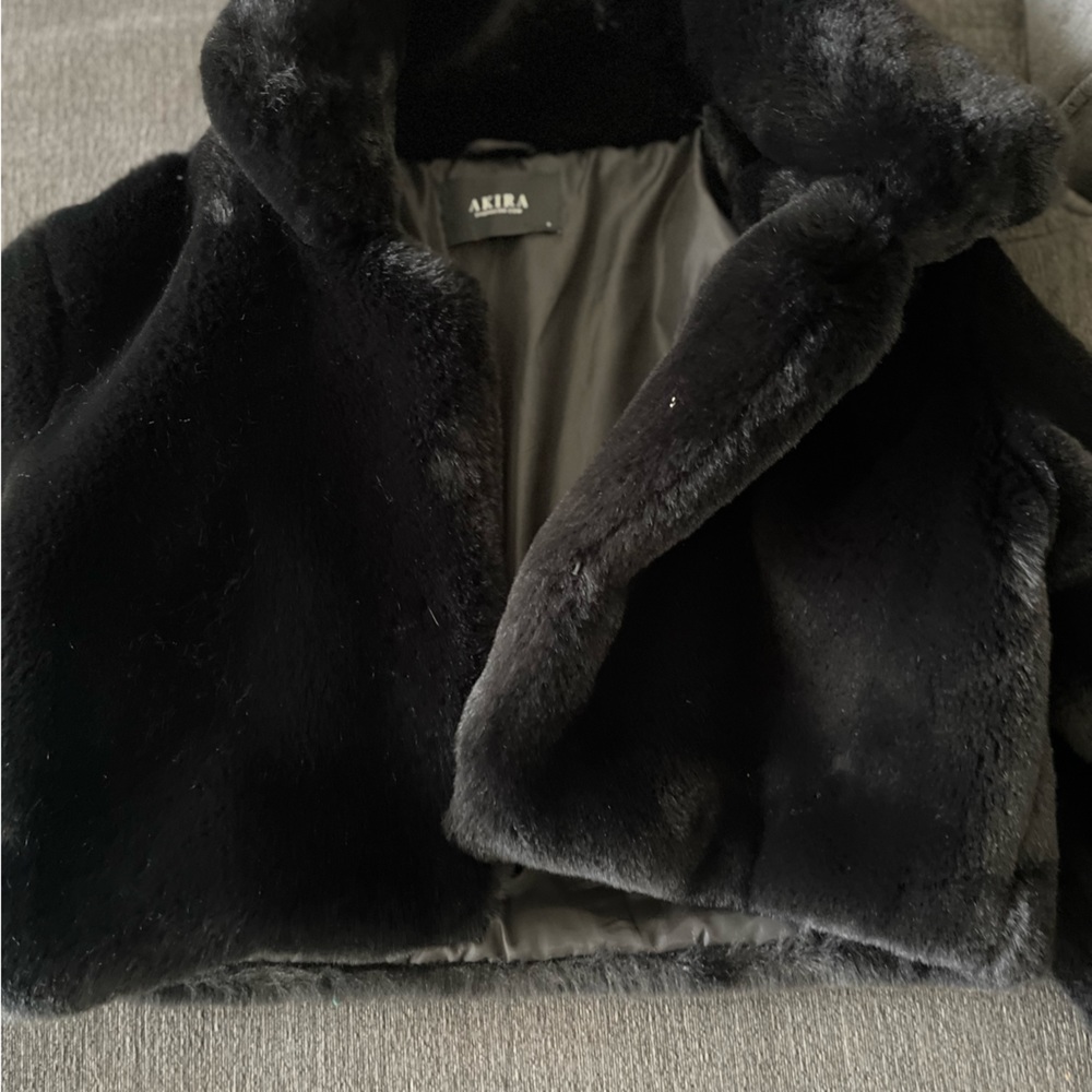 Black Fur Coat From Akira